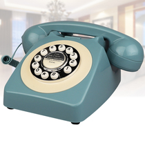 复古仿古<em>欧式电话机</em>座机老式古董中式时尚创意家用有线固定电话机