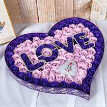浪漫送给女朋友的生日礼物浪漫感动爱情香皂花礼盒玫瑰花束花