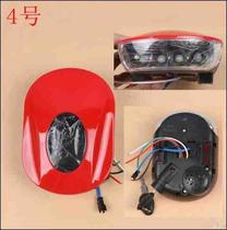 电动车仪表盘48v通用电动自行车仪表总成led车头灯带喇叭电量显示