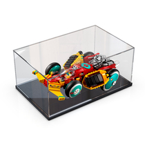 亚克力展示盒防尘罩适用乐高80015 云霄跑车玩具模型拼装透明收纳