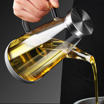 德国油壶玻璃欧式防漏大容量家用装油罐厨房用品酱油调料醋瓶油瓶