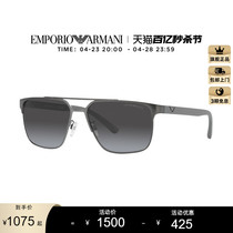 【人气】阿玛尼新款墨镜男士方形潮流高级感太阳眼镜 0EA2134