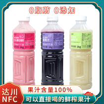 达川NFC菠萝果汁冷冻葡萄汁饮料原榨杨梅油柑汁非浓缩芭乐汁原浆
