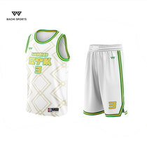 篮球服定制套装新款美式比赛运动队服速干透气球衣八尺NBA-014