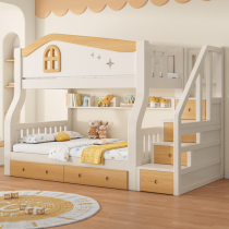 实木上下床双层床小户型成人上下铺两层床双人床子母床高低儿童床
