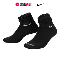 Nike/耐克官方正品2022夏季新款女子时尚运动袜一双装DH5485-010