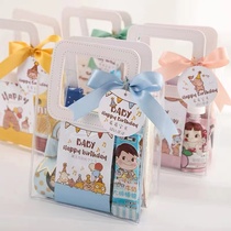 儿童生日礼品袋透明幼儿园零食糖果分享小礼物袋宝宝满月伴手礼袋