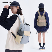 ACROSS原创小众休闲双肩包书包女大学生便携旅行背包通勤电脑包