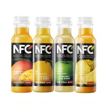 【6月3日产】农夫山泉100%NFC橙汁300ml*6鲜榨冷藏款苹果凤梨汁