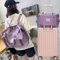 旅行袋女大容量双肩包短途手提出差行李袋子防水健身轻便待产收纳