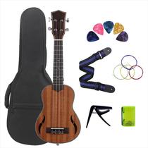 21寸尤克里里ukulele乌克丽丽夏威夷四弦琴小吉他初学者入门套装