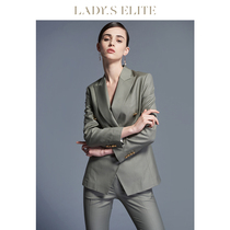 LadySElite西装套装女2023新款气质正装面试高端职业女士西服外套