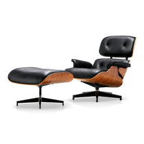 进口真皮伊姆斯躺椅Ray Eames设计师款休闲椅轻奢极简单人沙发椅
