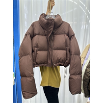 棉服女短款韩版2023冬新款宽松时尚显瘦小个子立领显瘦加厚外套