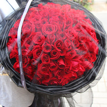 99朵红玫瑰鲜花速递同城送女友生日上海广州北京深圳杭州宁波全国