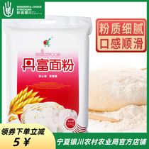 宁夏丹富面粉高精白面粉家用小麦粉10KG馒头饺子面条包子小麦粉