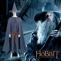 甘道夫Gandalf巫师 指环王霍比特人cosplay服装薄款棉麻斗篷披风