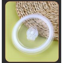 白色透明饭盒安全冰箱保鲜碗盖矽胶密封盖微波炉PP塑胶盖子食品级
