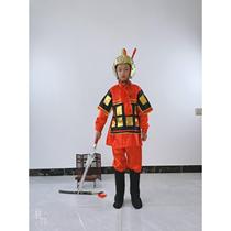 古代士兵服装男女童将军盔甲帽舞台演出服儿童戏曲秦兵三国士兵