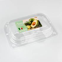 新款性水果包装盒长方形塑料牛油果香梨啤梨猕猴桃透明保鲜果盒