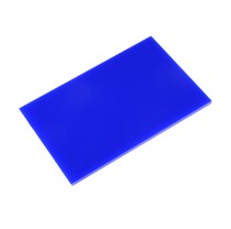 蓝色亚克力透光不透明灯箱板激光定制切割广告有机玻璃板2 3 5mm