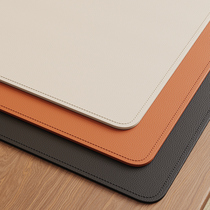 鼠标垫超大号电脑桌垫办公室桌面键盘皮革高级感书桌垫子桌布定制