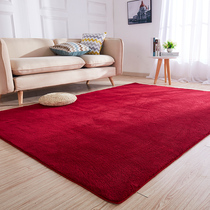 定制红色满铺加厚毛地毯卧室客厅茶几垫服装直播间大面积全铺地毯
