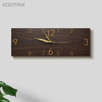 KOLYMAX现代装饰挂钟简约轻奢客厅餐厅网红艺术电表箱装饰遮挡钟