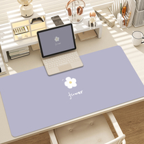鼠标垫子超大号自制办公桌防滑桌垫北欧风简约高级感电脑垫桌布软