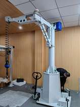 上海晔创小型100kg柱式折臂吊 移动式悬臂吊机 智能提升机葫芦