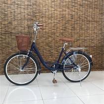 出口日本自行车26寸24复古日式通勤公主淑女男女学生单车单速老式