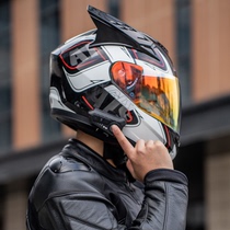 艾狮3c认证摩托车男女头盔电动车全盔四季全包机车安全帽蓝牙夏季