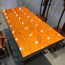 非洲黄花梨木大班桌实木大板桌台原木主管桌原木办公桌时尚会议桌