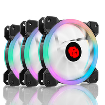 分体式水冷电脑炫彩RGB风扇120mm静音同步LED神光机箱显卡散热器