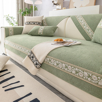 中式红木沙发坐垫秋冬季高级感沙发垫实木沙发盖布四季通用