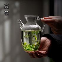 新疆包邮百货仿宋玻璃壶宋壶泡绿茶专用茶具一人小茶壶执壶家用泡