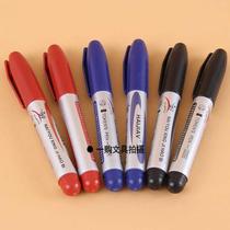 100支海佳记号笔 大容量通用油性快干黑色粗头笔不掉色大头记号笔