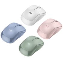 罗技M221静音无线鼠标办公滑鼠笔记本电脑女生粉色电池键盘套装20