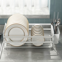 碗碟收纳架台面控水双层沥水架淋水碗盘架新款2023碗架厨房沥水篮