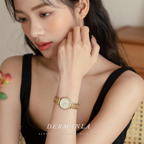 琴系列竹节 周年纪念款轻奢复古高级感数字女士手表中古vintage