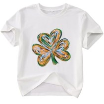CM C&M WODRO Kid St Patricks Day T Shirt Lucky Shamrock Grap