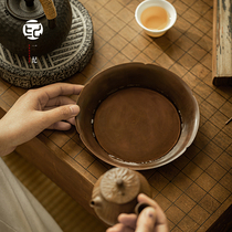 中式复古铜壶承托茶杯托隔热垫养壶垫茶壶底座壶架干泡台茶具配件