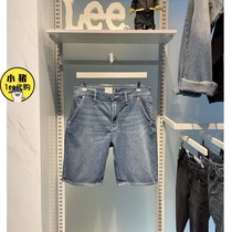 Lee专柜男士牛仔短裤夏季潮牌五分中裤直筒休闲裤子LMR9025EEBRX