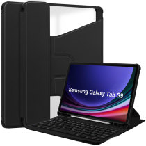 Samsung三星Galaxy平板Tab保护套11英寸360度旋转tabs9外壳5G亚克力S9fe蓝牙12.4键盘10.9防摔SM一X510薄X610