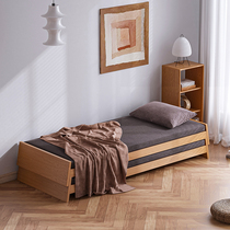 现代简约实木可折叠沙发床 小户型单人双人家居坐卧两用榻榻米床