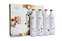正宗房县洑汁黄酒瓶装500ml*4白色礼盒纯糯米酿造半甜米酒