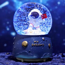 航天太空人宇航员系列水晶球摆件发光音乐盒男孩女孩儿童生日礼物
