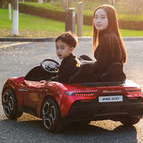 24V玛莎拉蒂儿童电动车汽车双人座四轮遥控亲子车玩具车可坐大人