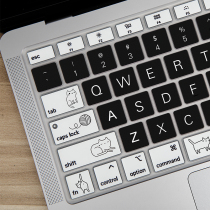 2021苹果macbook电脑键盘膜air13笔记本pro16英寸touchbar超薄mac12保护卡通14创意可爱13.3贴膜m1全覆盖15