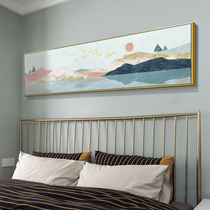 床头画卧室装饰画现代简约温馨客厅挂画房间大海风景酒店壁画创意